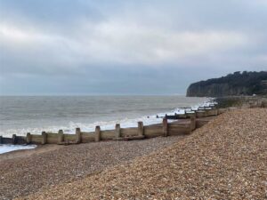 Pett Level is a quiet beach made up of sand