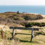 Views over the sea from Hastings Country Park